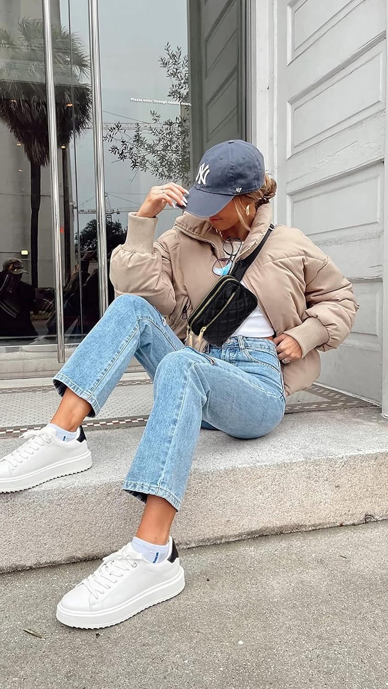 UTO Fanny Pack for Women Crossbody Trendy Fashion Belt Purse Chest Waist Hip Bumbag for Outdoor Shopping Travel Hiking - Image 2